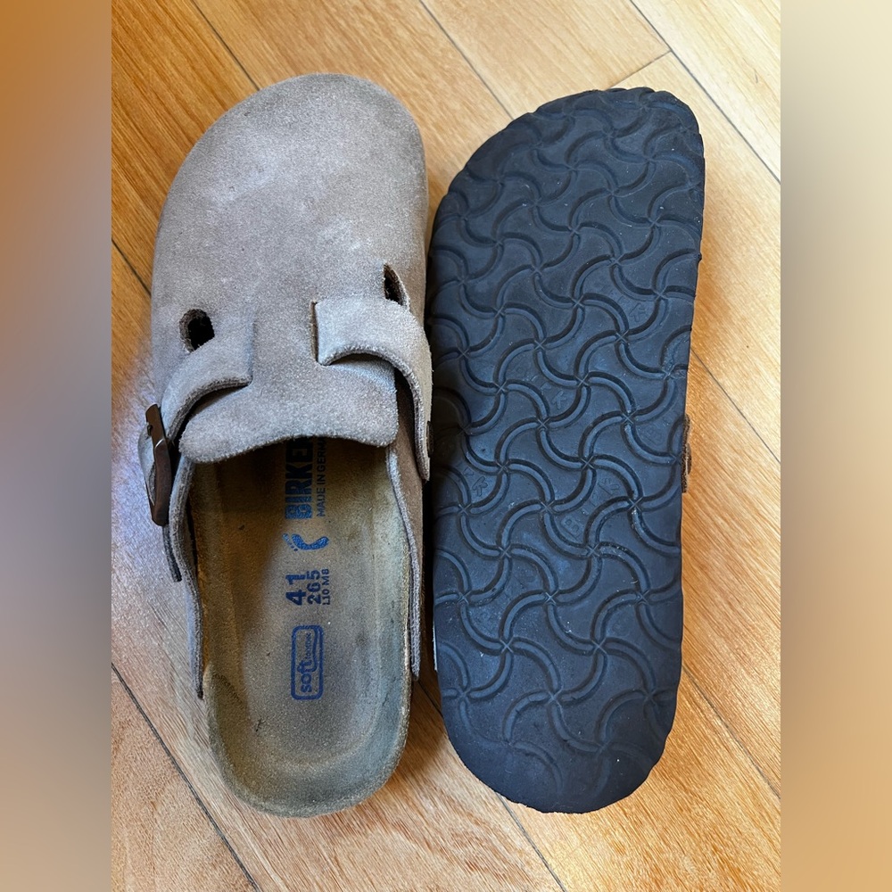 Birkenstock Boston Suede Taupe